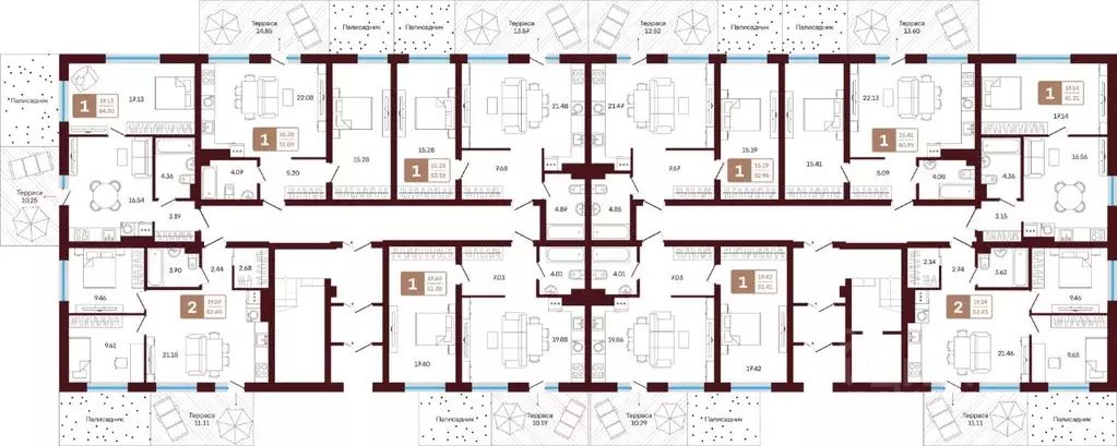 1-к кв. Башкортостан, Иглинский район, с. Акбердино  (53.38 м) - Фото 2
