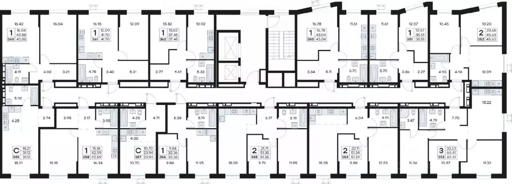 1-к кв. Приморский край, Владивосток Катерная ул., 31/2 (43.04 м) - Фото 2
