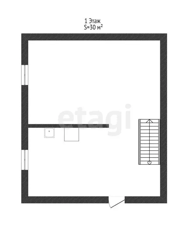 Дом в Златоуст, СНТ Строитель-2, 6-я Дачная улица (30 м) - Фото 0