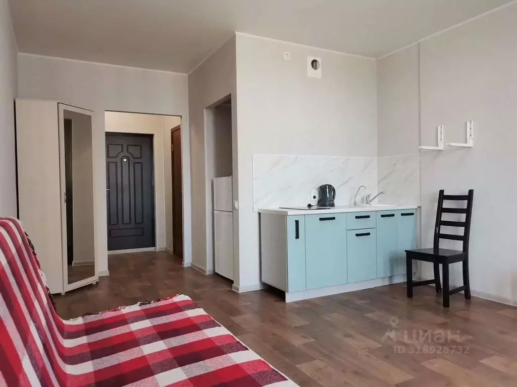 Студия Санкт-Петербург ул. Русановская, 19к5 (27.0 м) - Фото 1