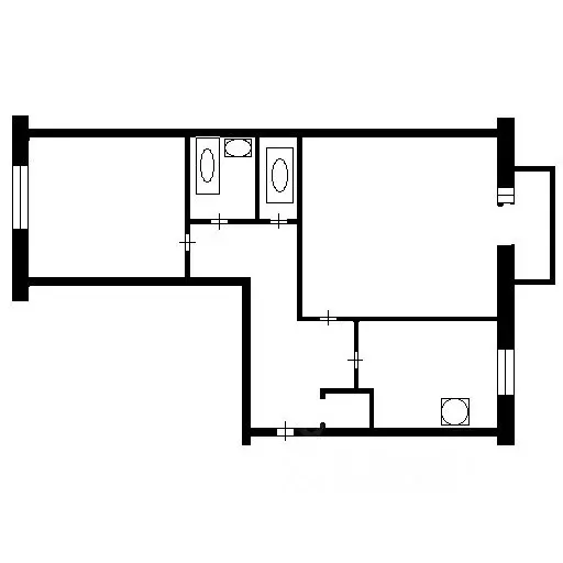 2-к кв. Татарстан, Нижнекамск ул. Бызова, 5 (44.2 м) - Фото 1