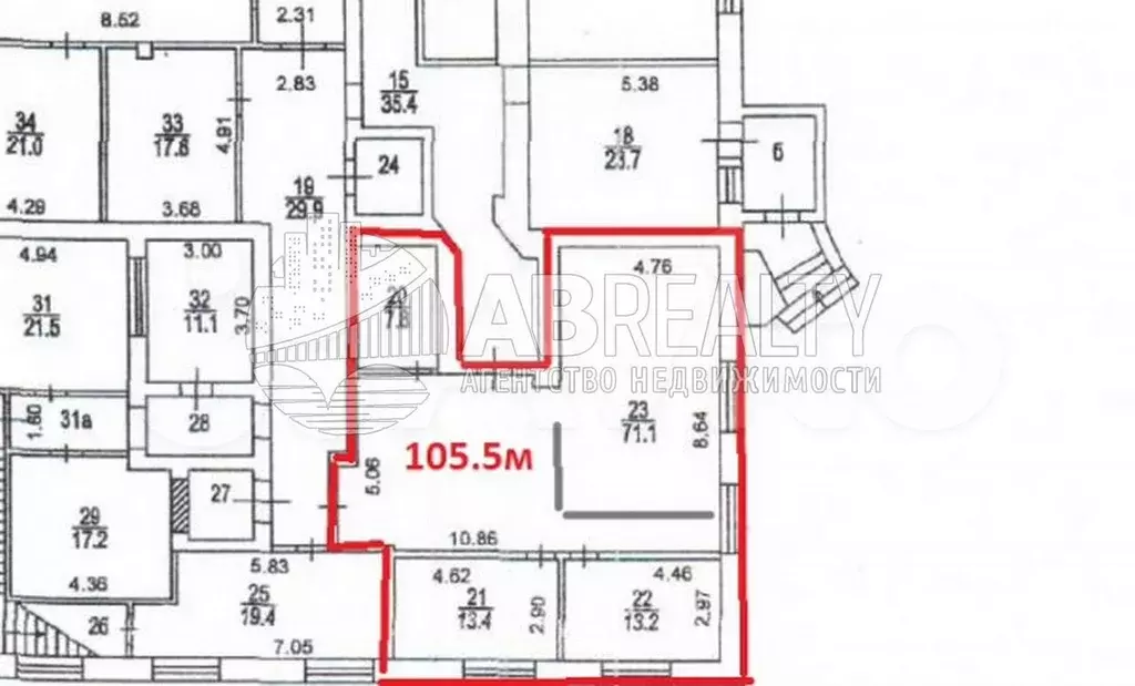 Офис, 105.5 м все включено - Фото 0