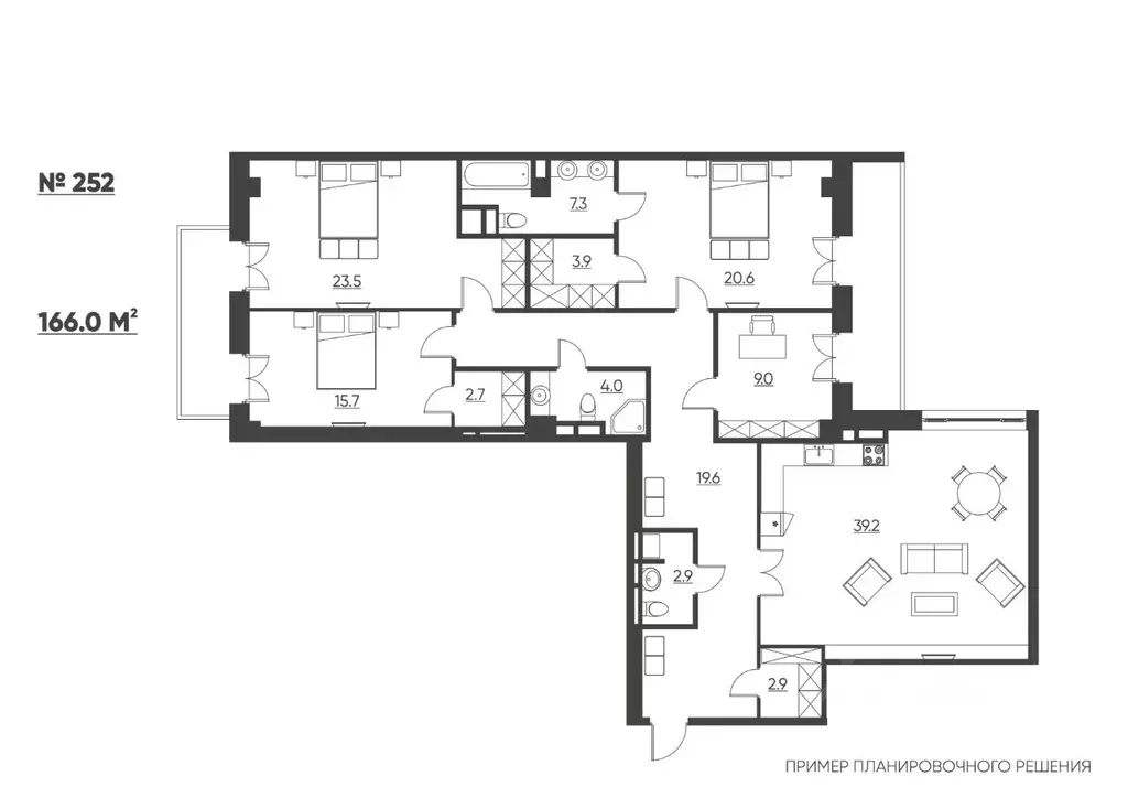 5-к кв. Пермский край, Пермь Пермская ул., 33 (165.0 м) - Фото 1