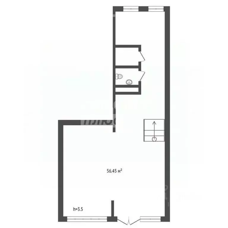 Помещение свободного назначения в Тюменская область, Тюмень ДОК мкр, ... - Фото 2