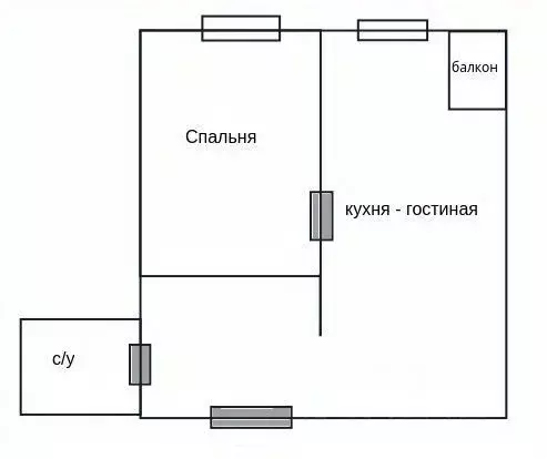 1-к кв. Краснодарский край, Анапа ул. Шевченко, 65 (68.4 м) - Фото 2