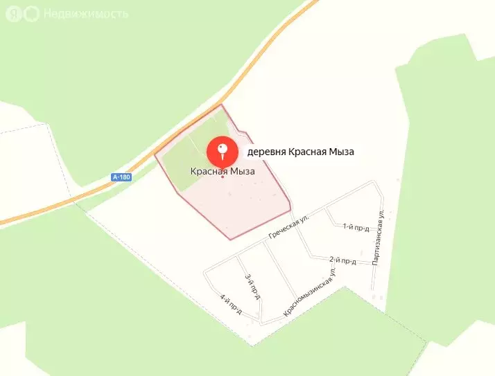 Участок в Клопицкое сельское поселение, деревня Красная Мыза (10 м) - Фото 1