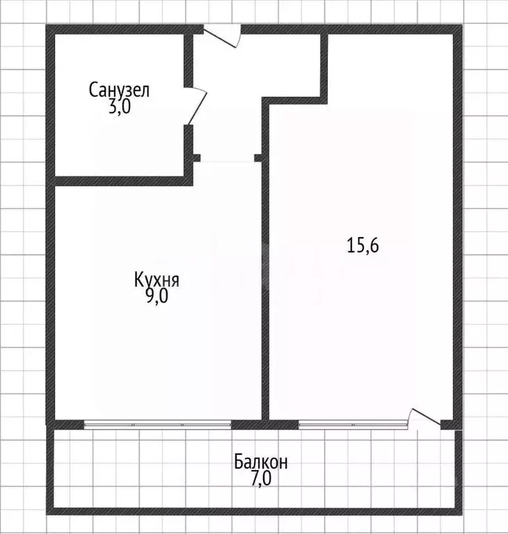 1-к кв. Иркутская область, Ангарск 32-й мкр, 24 (31.0 м) - Фото 2