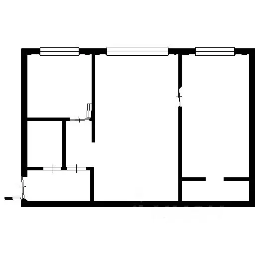 2-к кв. Омская область, Омск Сибирский просп., 8 (47.7 м) - Фото 1