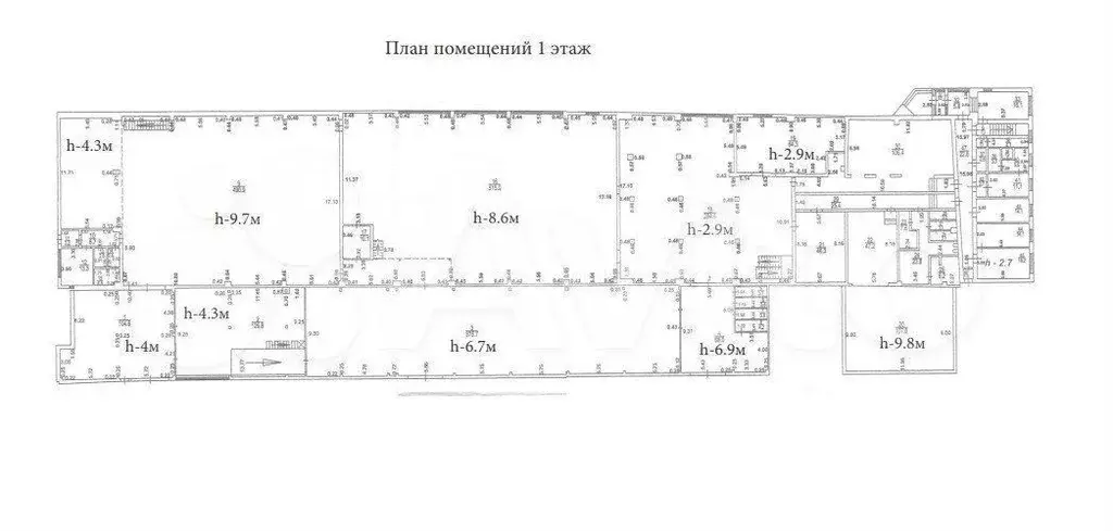 Здание 1200 - 3600 кв.м под Пр-во, есть газ, h9м, V350 кВт, в г. ... - Фото 0