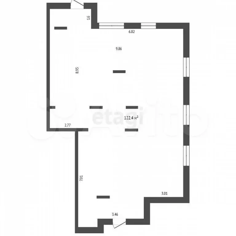 Продам помещение свободного назначения, 122.4 м - Фото 0
