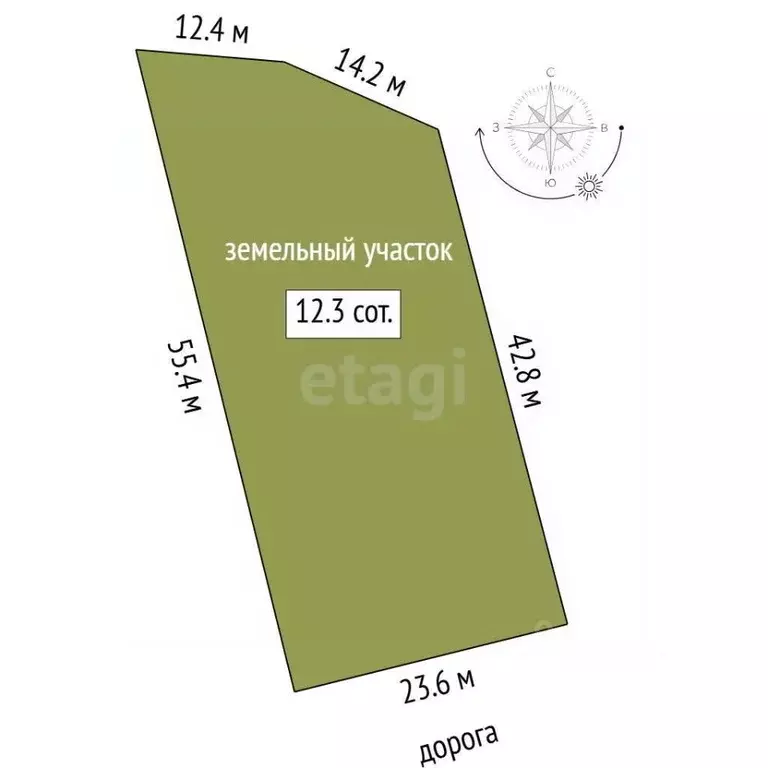 Участок в Тюменская область, Тюменский муниципальный округ, с. Каменка ... - Фото 0