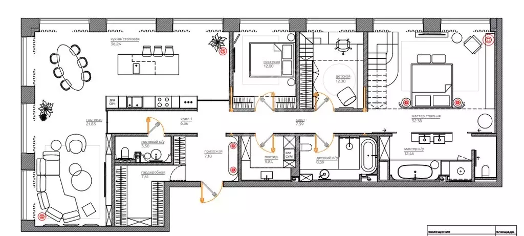 5-комнатная квартира: Москва, Ленинградский проспект, 37/6 (187.2 м) - Фото 1