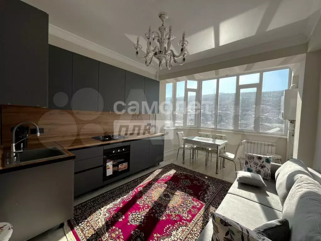 1-к. квартира, 48 м, 6/9 эт. - Фото 1