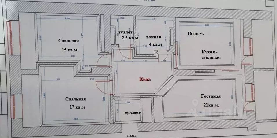 3-к кв. Башкортостан, Уфа ул. Архитектора Рехмукова, 3 (89.0 м) - Фото 0