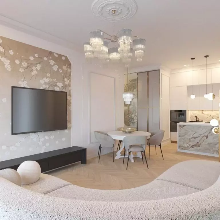 3-к кв. Свердловская область, Екатеринбург наб. Олимпийская, 13 (90.0 ... - Фото 1