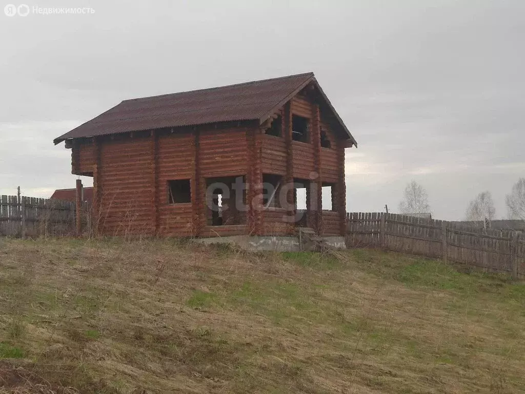 Дом в Репьевский сельсовет, деревня Шмаково, Зелёная улица (126 м) - Фото 0