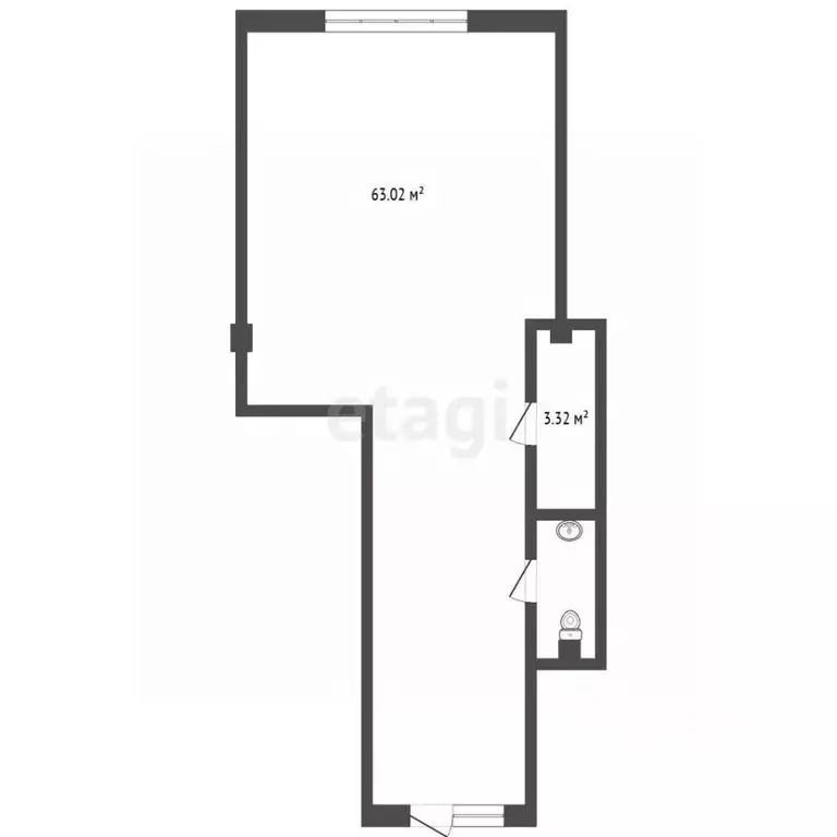 Офис в Крым, Ялта ул. Красноармейская, 13 (67 м) - Фото 2