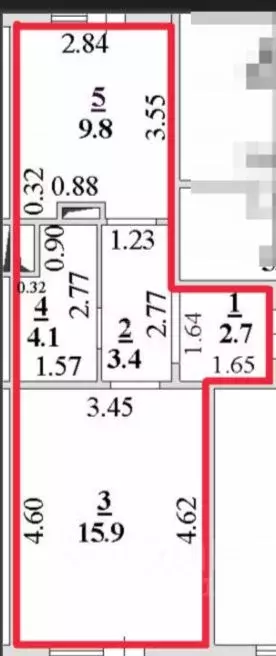 1-к кв. Липецкая область, Липецк ул. Сергея Казьмина, 1А (35.9 м) - Фото 2