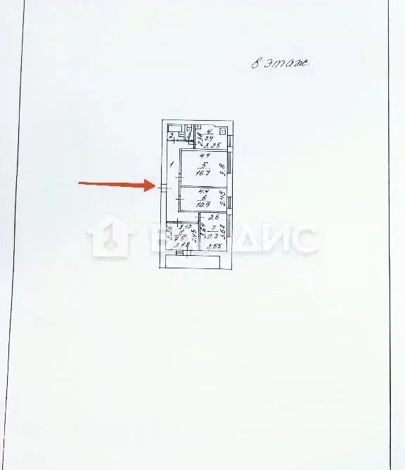 4-к кв. Белгородская область, Белгород Садовая ул., 53А (70.4 м) - Фото 2