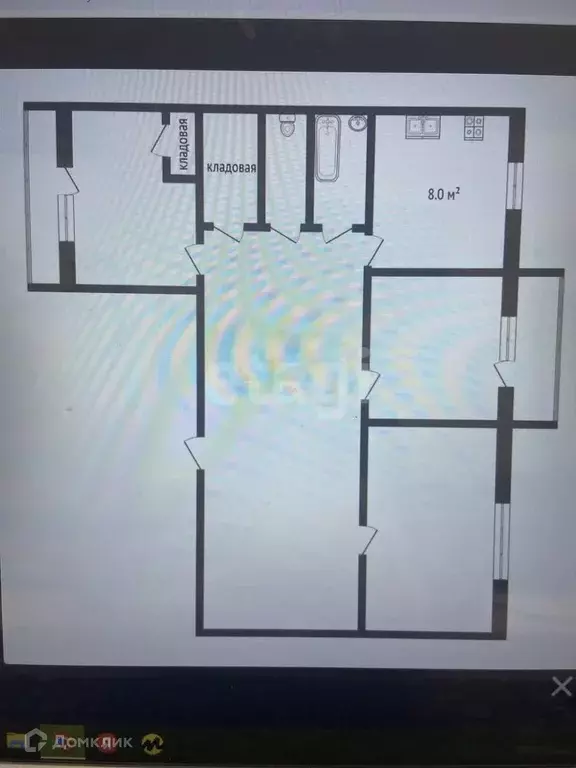 Продаётся 3-к квартира, 76.8 м - Фото 0