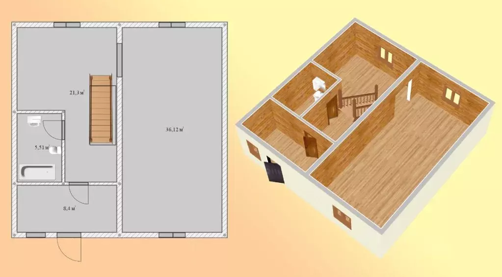 Дом в Ленинградская область, Отрадное Кировский район, пос. Петрушино, ... - Фото 2