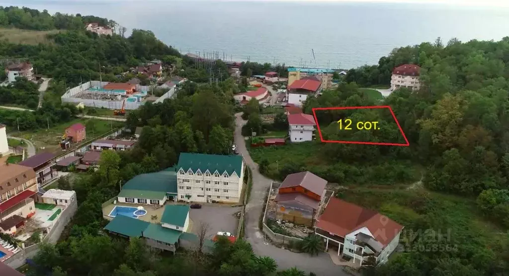 Участок в Краснодарский край, Сочи Главная ул., 7А/14 (12.0 сот.) - Фото 2