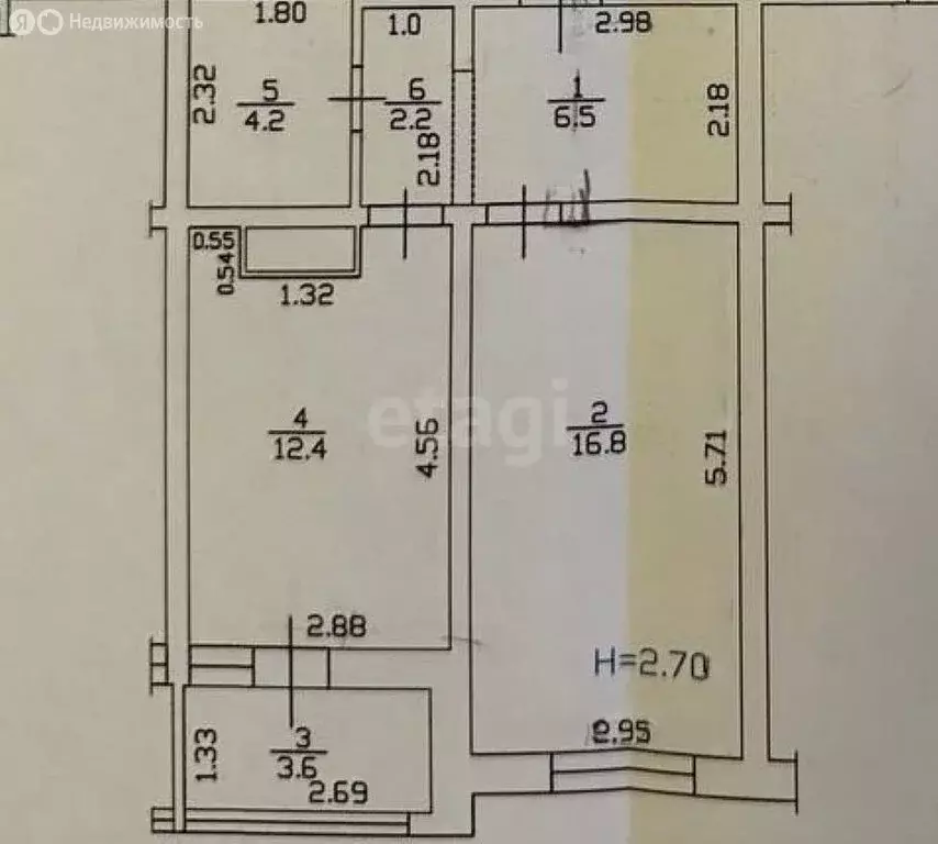 1-комнатная квартира: Анапа, улица Ленина, 146 (45 м) - Фото 0