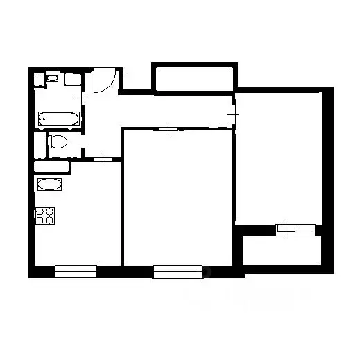 2-к кв. Москва ул. Софьи Ковалевской, 20 (63.7 м) - Фото 2