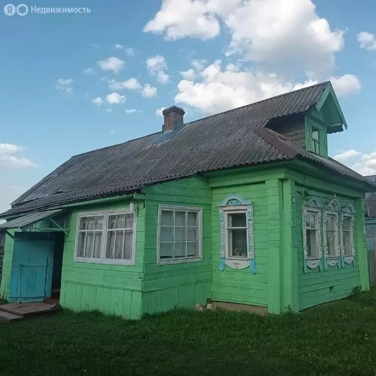 Дом в Юрьев-Польский район, муниципальное образование Симское, деревня ... - Фото 0