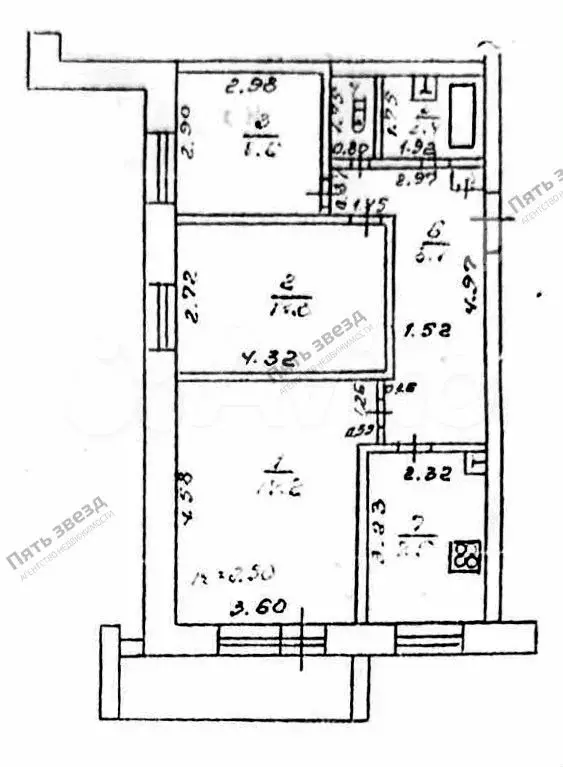 3-к. квартира, 61,5 м, 3/9 эт. - Фото 0