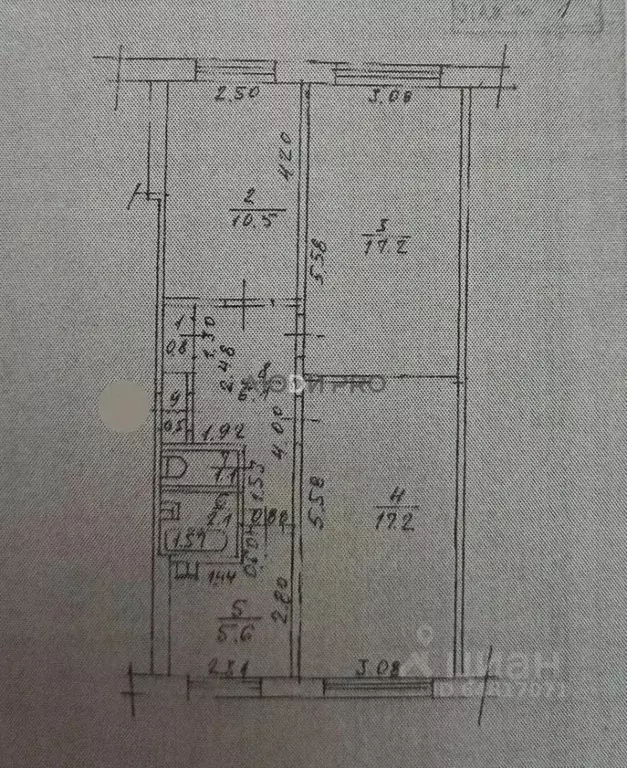3-к кв. Алтайский край, Барнаул ул. Гущина, 205 (61.1 м) - Фото 2