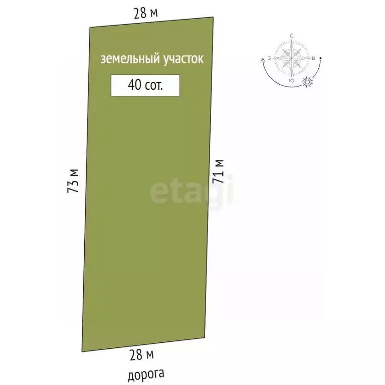 Участок в Тюменская область, Тюменский муниципальный округ, д. ... - Фото 2