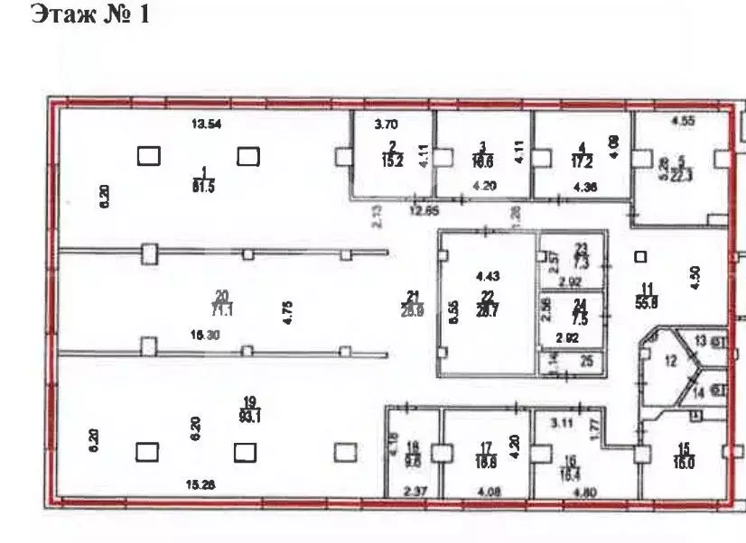 Помещение свободного назначения в Москва Бережковская наб., 16А (519 ... - Фото 2