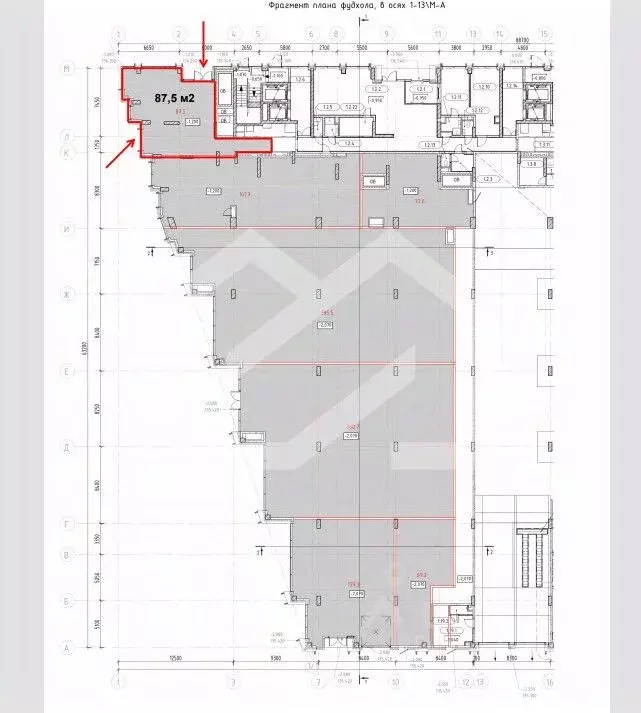 Помещение свободного назначения в Москва ул. Шеногина, 2 (88 м) - Фото 2