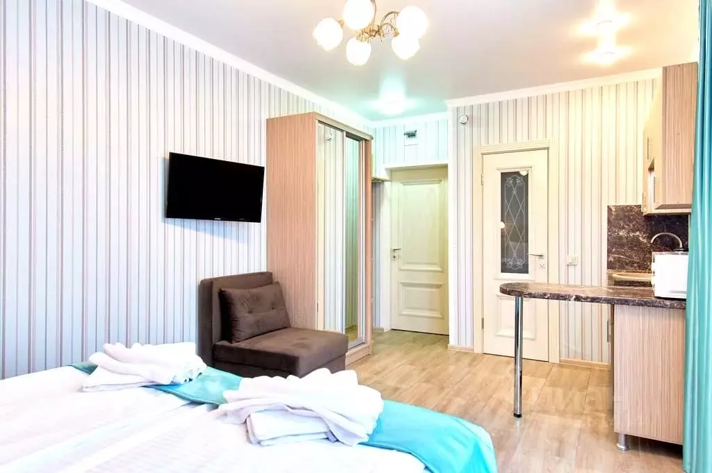 1-к кв. Краснодарский край, Сириус пгт ул. Урицкого, 13/1Б (25.0 м) - Фото 1