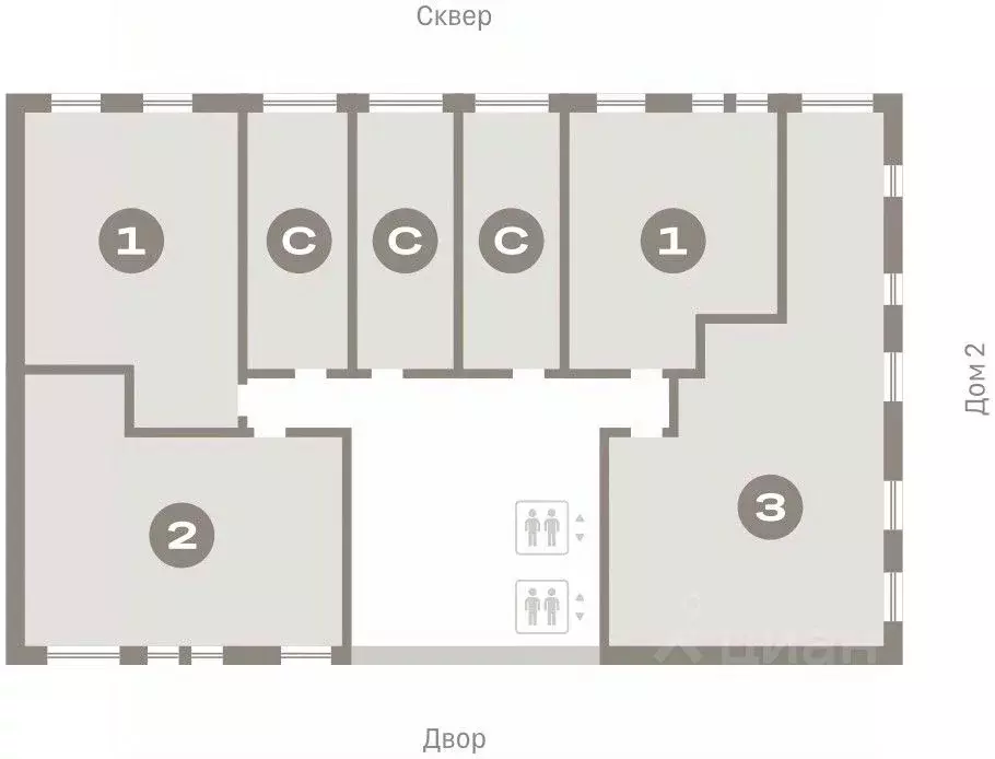 2-к кв. Свердловская область, Екатеринбург ул. Пехотинцев, 2Г (70.2 м) - Фото 1