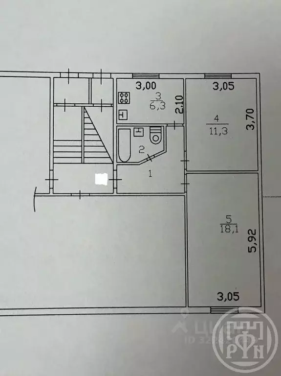2-к кв. Ленинградская область, Кировский район, пос. Мга ул. ... - Фото 2