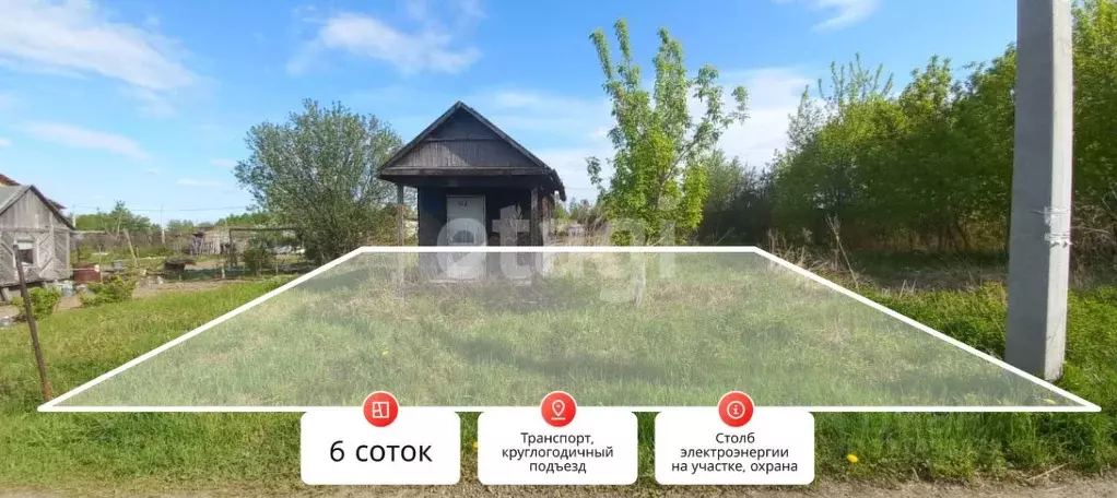 Участок в Хабаровский край, Хабаровский район, Черемушки СНТ  (6.0 ... - Фото 1