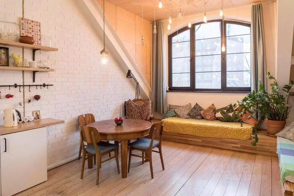 Студия Москва 2-я Рыбинская ул., 13 (30.4 м) - Фото 1