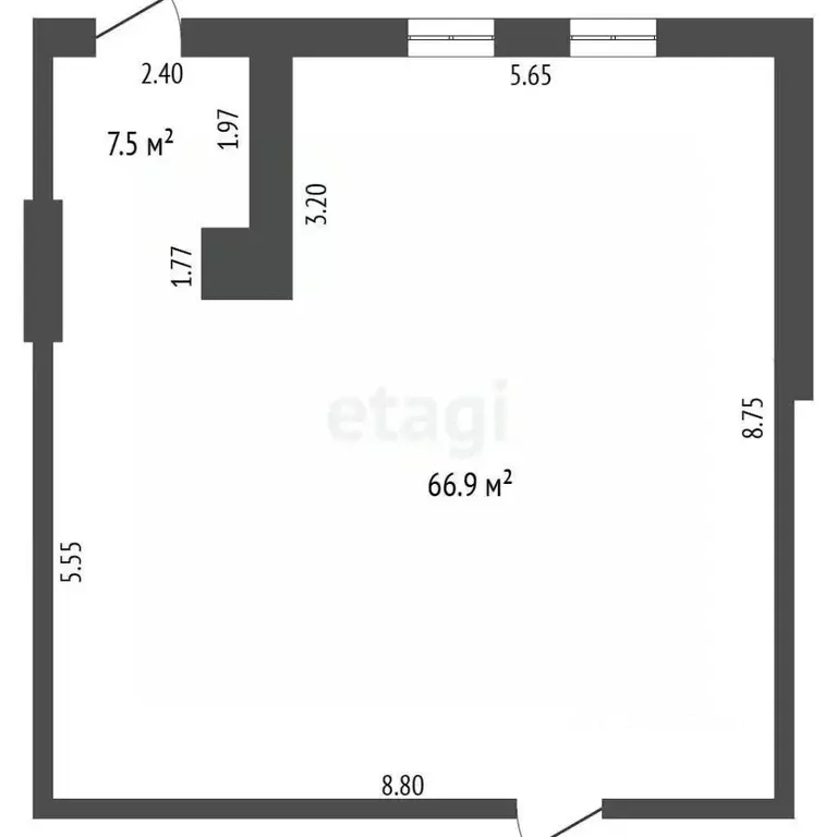 Помещение свободного назначения в Ханты-Мансийский АО, Ханты-Мансийск ... - Фото 2