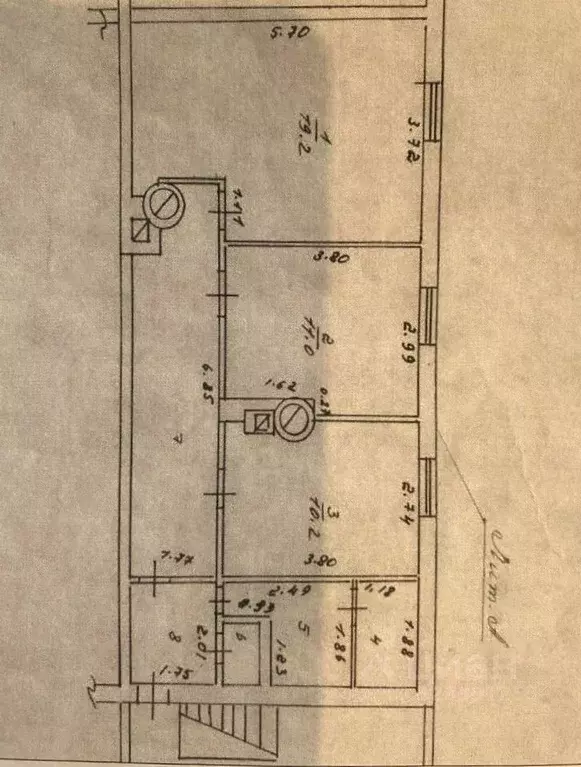 3-к кв. Ленинградская область, Всеволожский район, Заневское городское ... - Фото 2