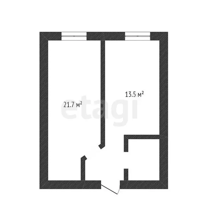 1-комнатная квартира: село Шалушка, улица Ленина, 396 (43.9 м) - Фото 0