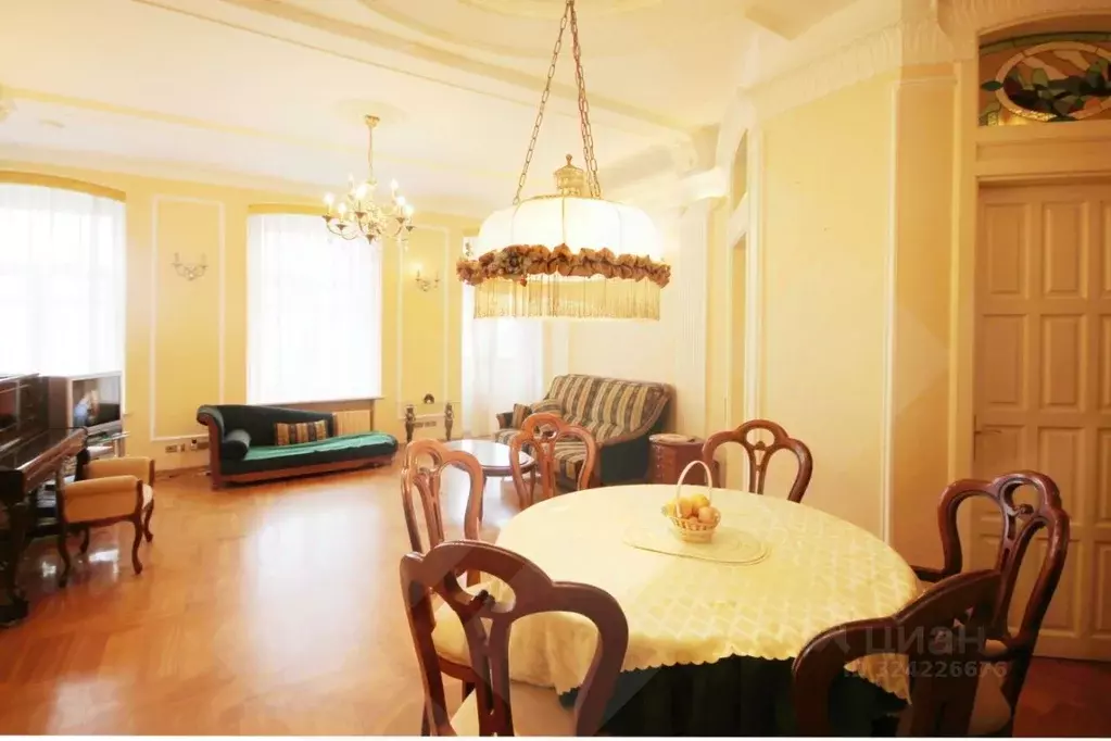 4-к кв. Москва ул. Остоженка, 7С1 (121.0 м) - Фото 2