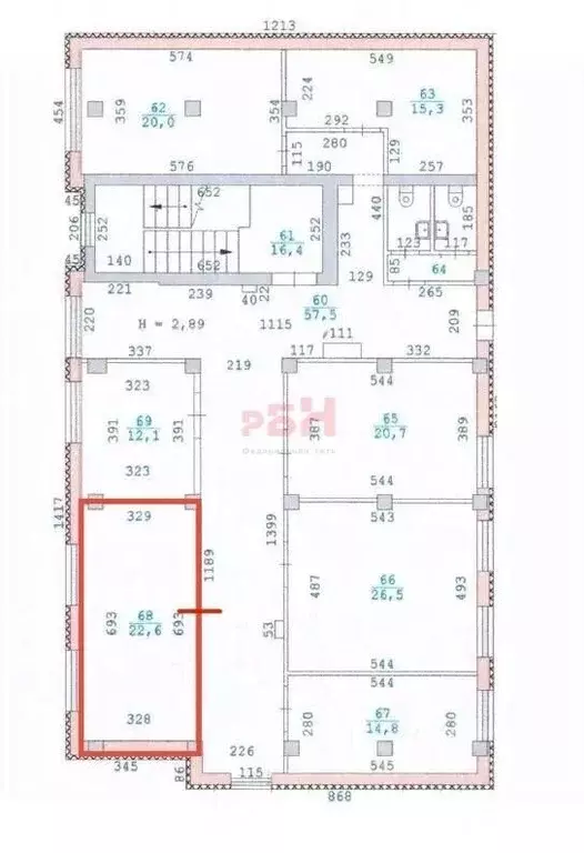 Офис в Свердловская область, Екатеринбург ул. Пушкина, 5 (23 м) - Фото 2