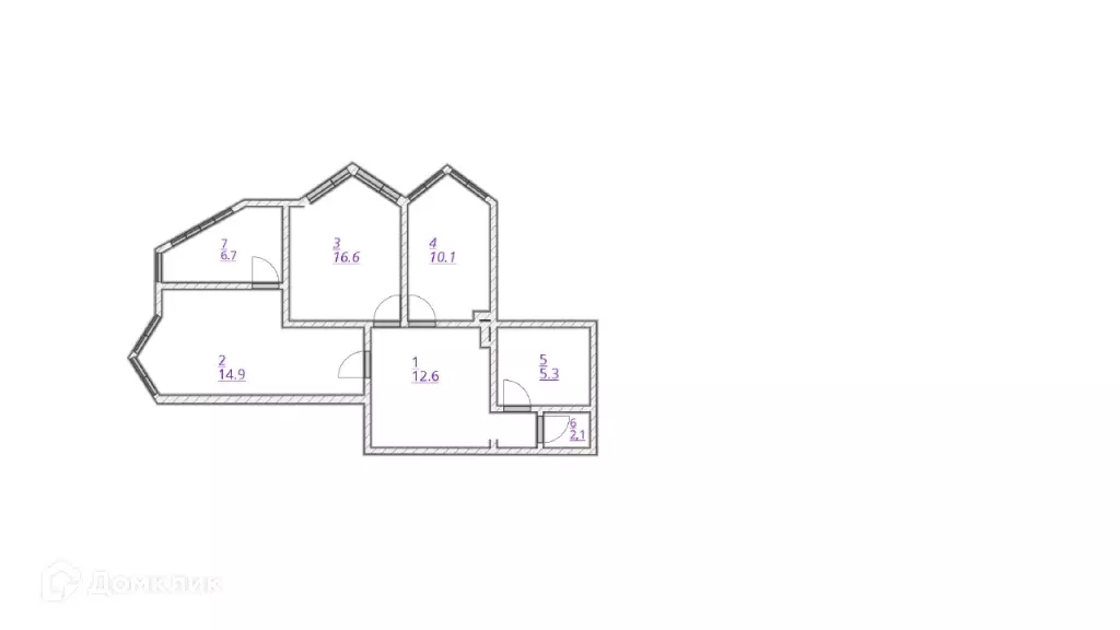 Продаётся 2-к квартира, 61.6 м - Фото 1