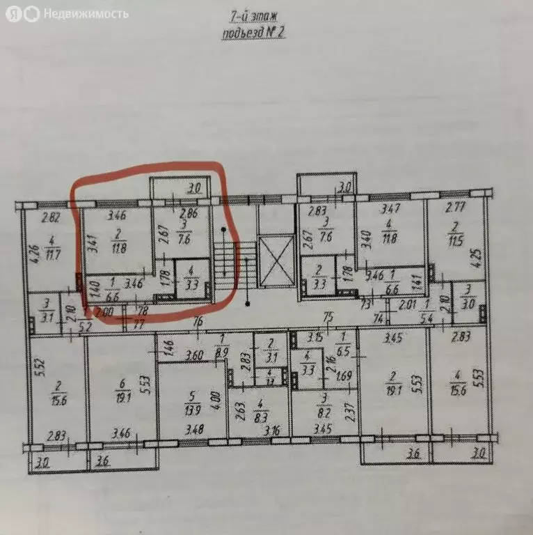 1-комнатная квартира: Великий Новгород, Державинский район, улица ... - Фото 2