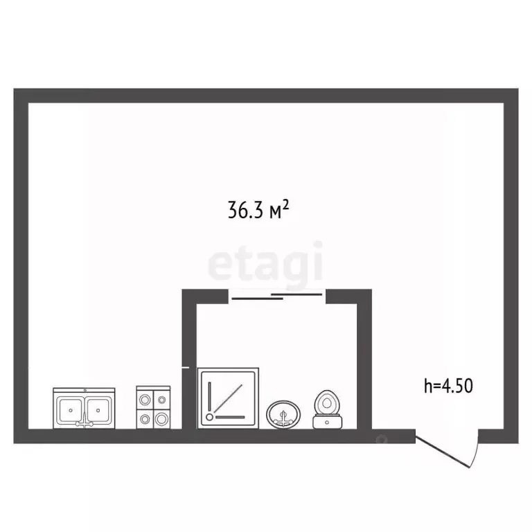 Офис в Московская область, Коломна Уманская ул., 15А (36 м) - Фото 2