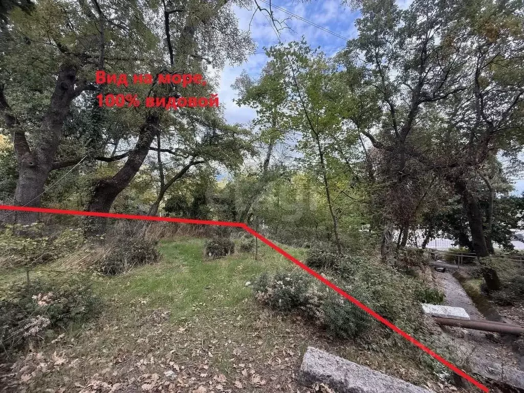 Участок в Крым, Ялта муниципальный округ, Ливадия пгт пер. ... - Фото 1