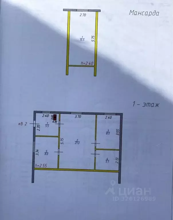 3-к кв. Пензенская область, Бессоновский район, с. Грабово Совхозная ... - Фото 2