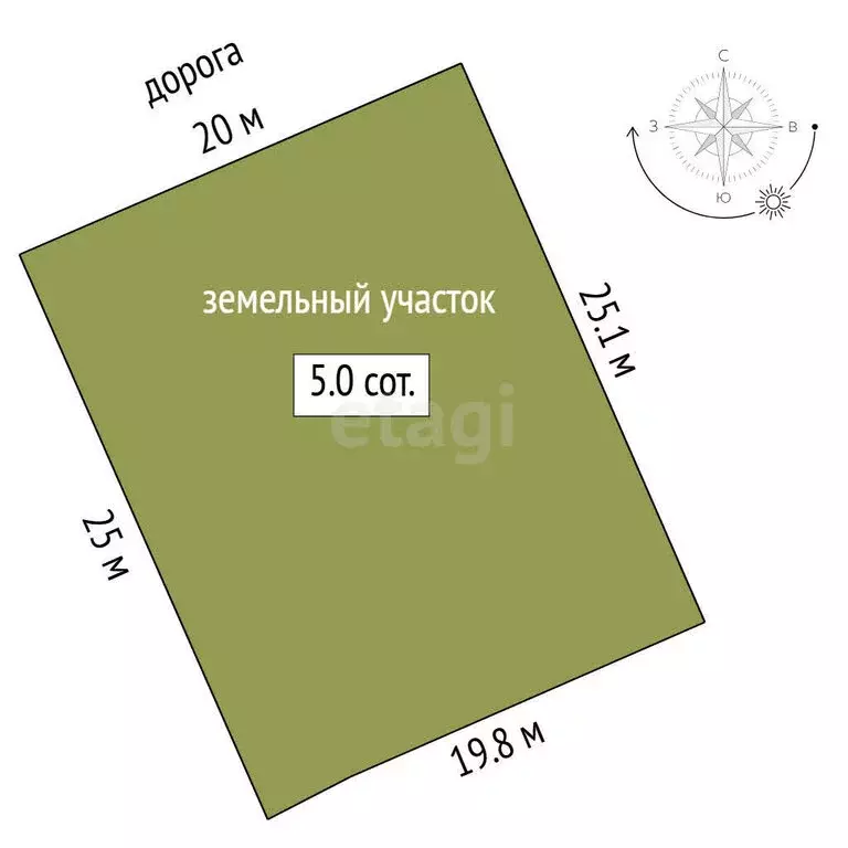 Участок в село Мальцево, КП Сердце (5 м) - Фото 1